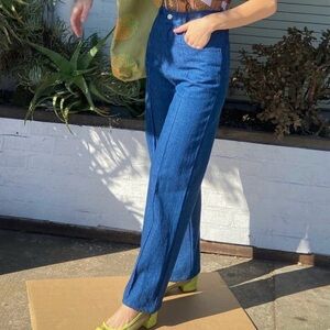 Lisa Says Gah Robyn Blue Denim Jeans Indigo